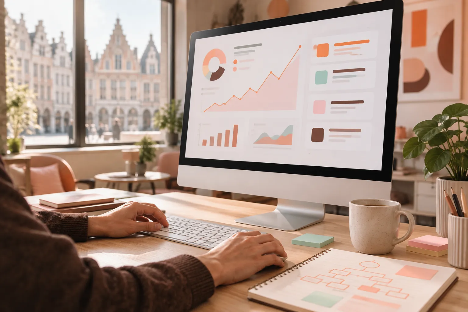 Consultant en référencement SEO analysant la visibilité d’un site internet dans une agence web à Arras