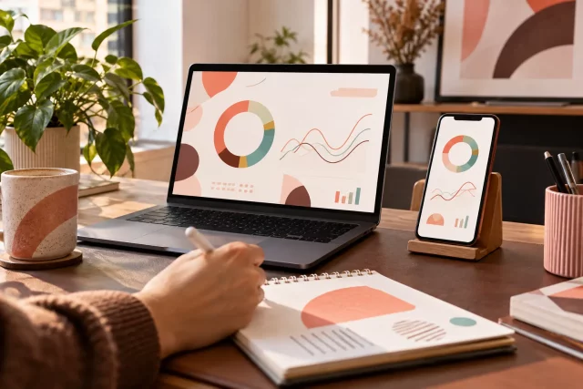 Analyse des Core Web Vitals d’un site sur ordinateur et smartphone dans une agence web